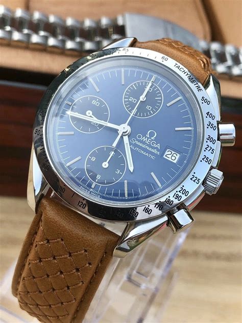 omega speedmaster 38 blue|omega speedmaster used price.